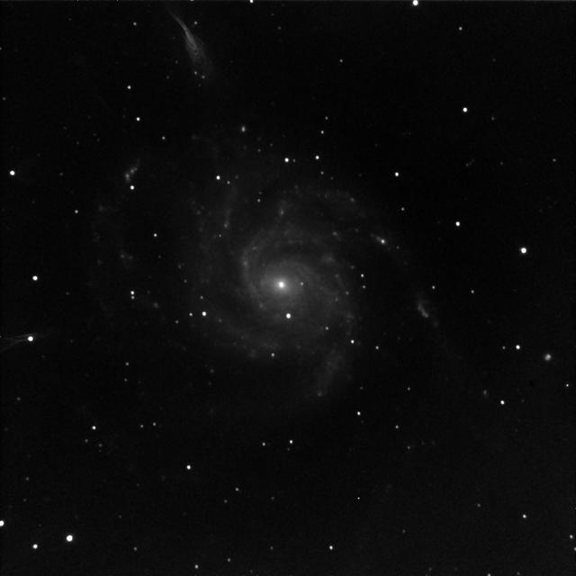 M101 Face-on spiral via GRASS NM Scope 1