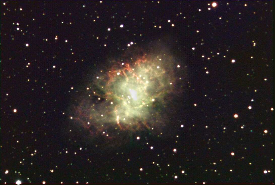 Crab Nebula M-1 (Color) Reprocessed