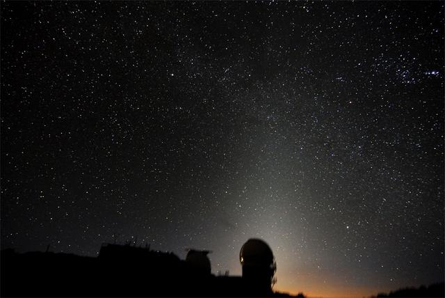 Zodiacal Light over PanSTARRS