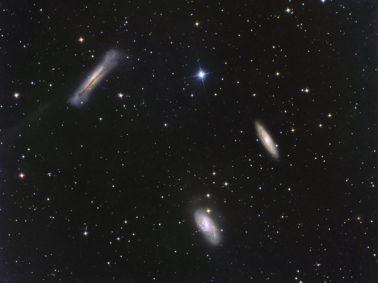 Leo Trio of Galaxies