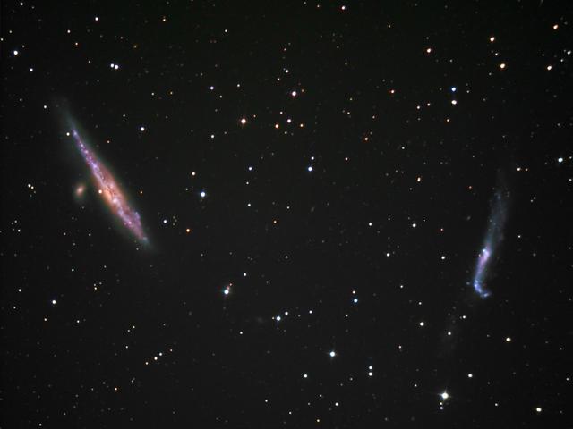 Whale, Pup, and Crowbar Galaxies