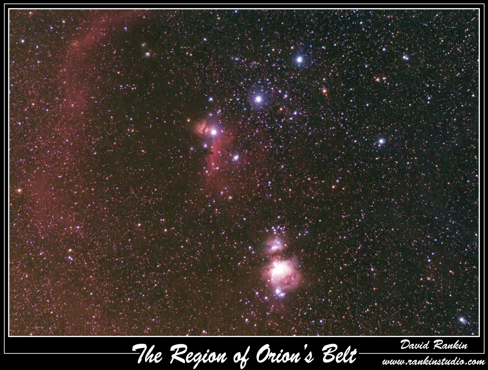 Region of Orion's Belt