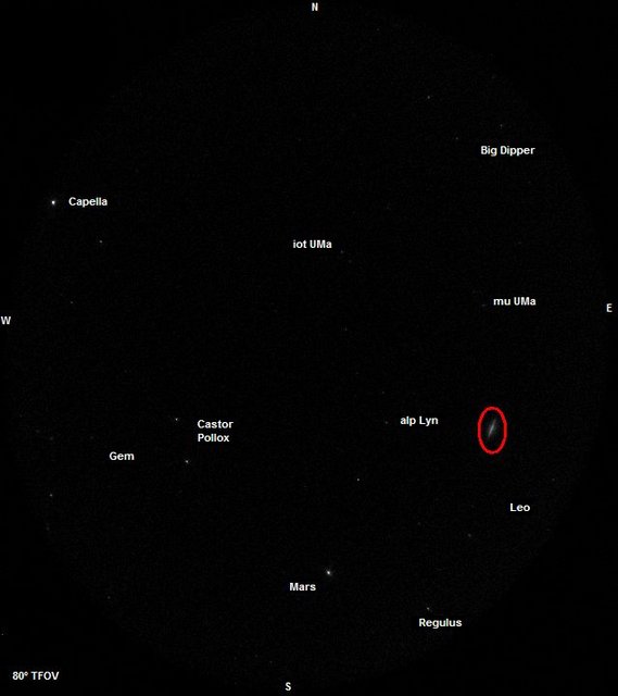 20091117 9UT Leonid meteor capture labeled