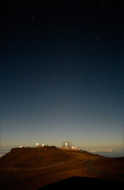 Haleakala Observatories from Magnetic Peak