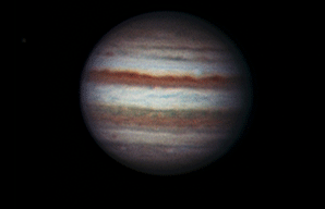 A few minutes of Jupiter's rotation
