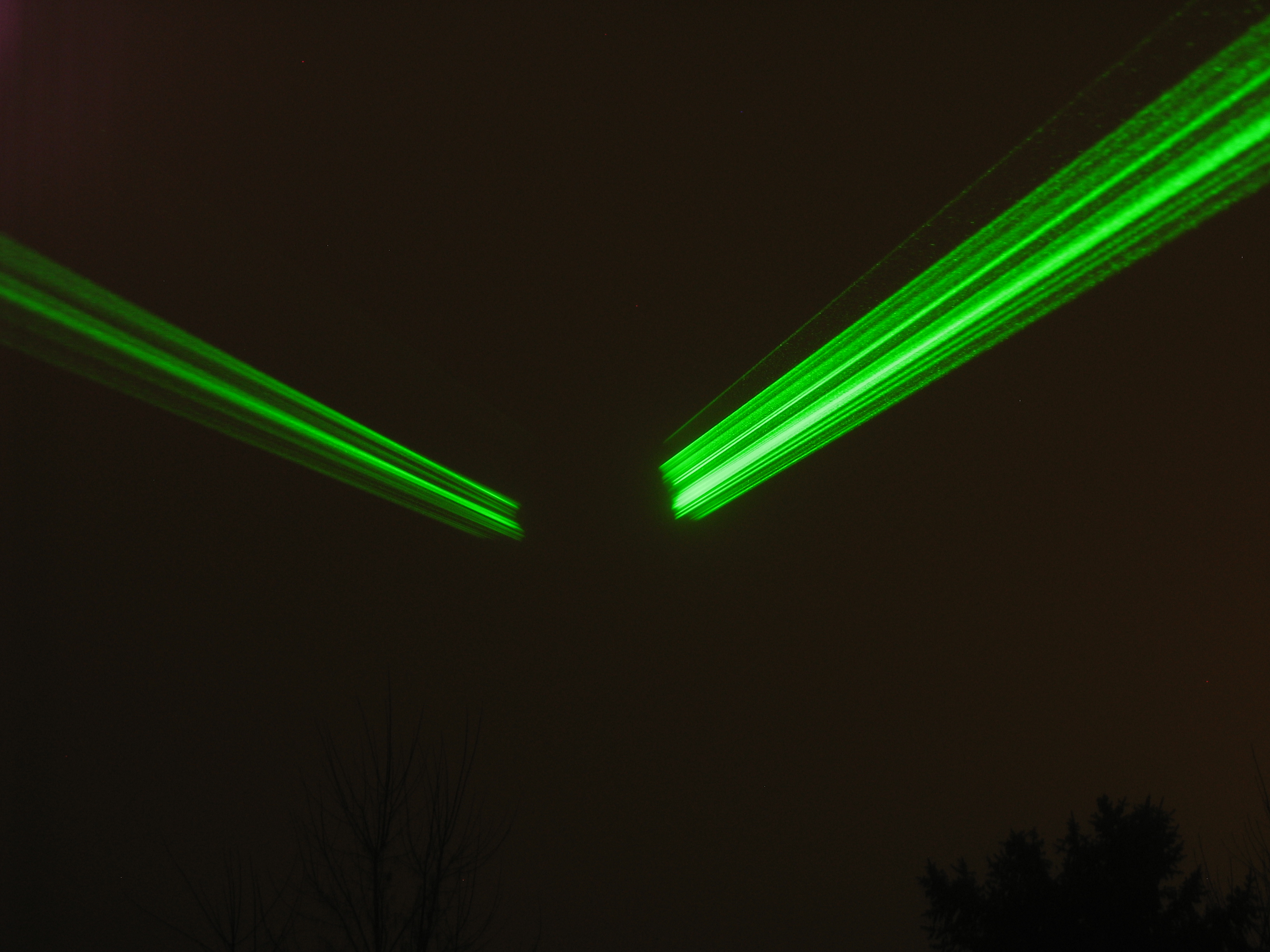 5Mw vs 20Mw Green Laser in fog
