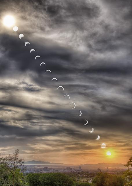 May 20, 2012 Partial Solar Eclipse Sequence Composite