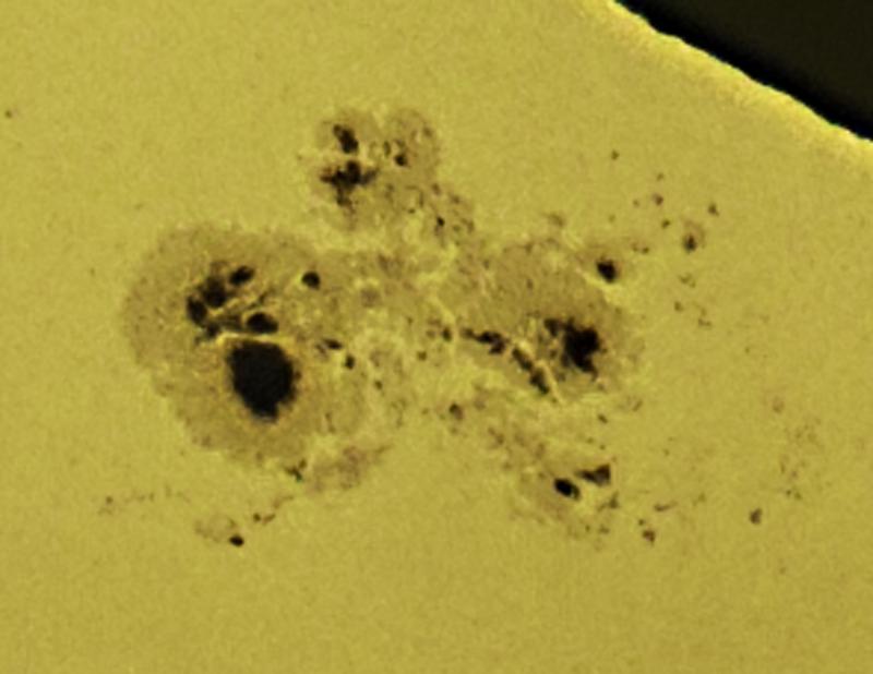 2014 10 23rd Sunspot AR 2192 & Partial Solar Eclipse