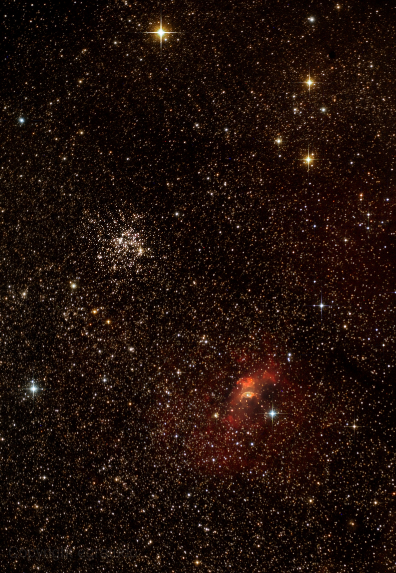 NGC 7635 Bubble Nebula  M52