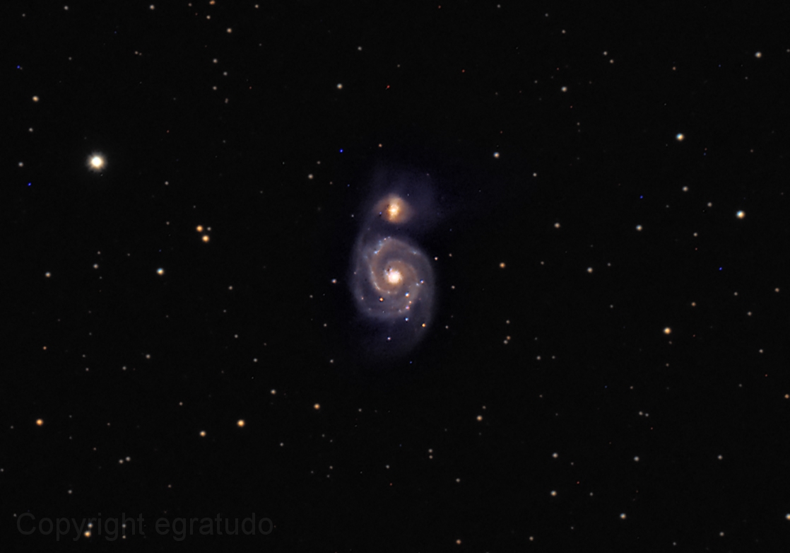 M51 Whirlpool Galaxie