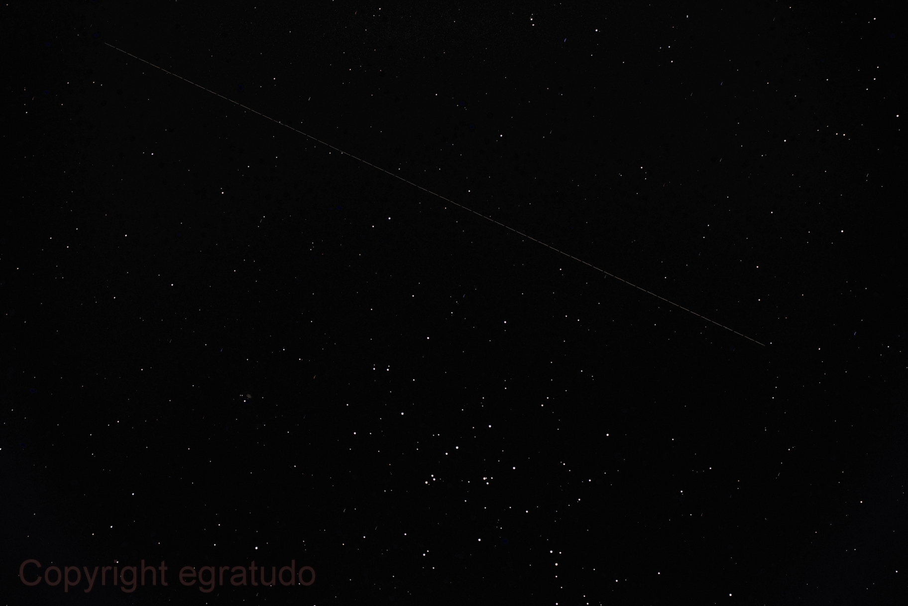 Asteroid BL86 passing M44