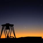 Faulkes Telescope at Sunset
