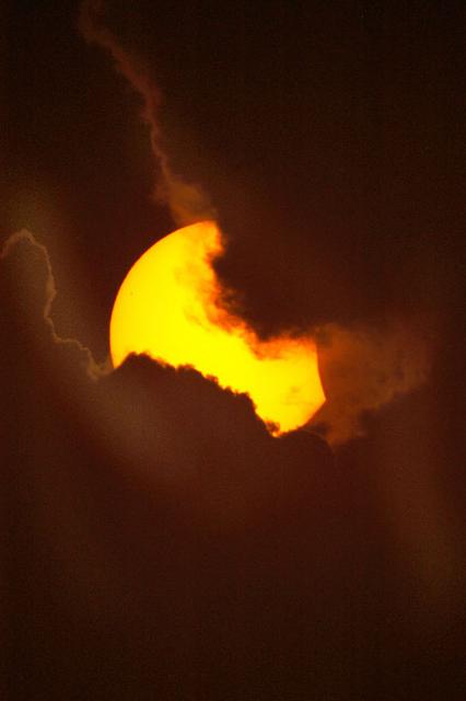 Partial Solar Eclipse - Kihei