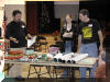 Roger Butz, Rachelle Matthews, & Dave Bennett drawing names for door prizes