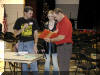 Siegfried claims his door prize