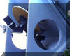 Close up of the eyepiece and declination drive assembly. 22 AUG 2001